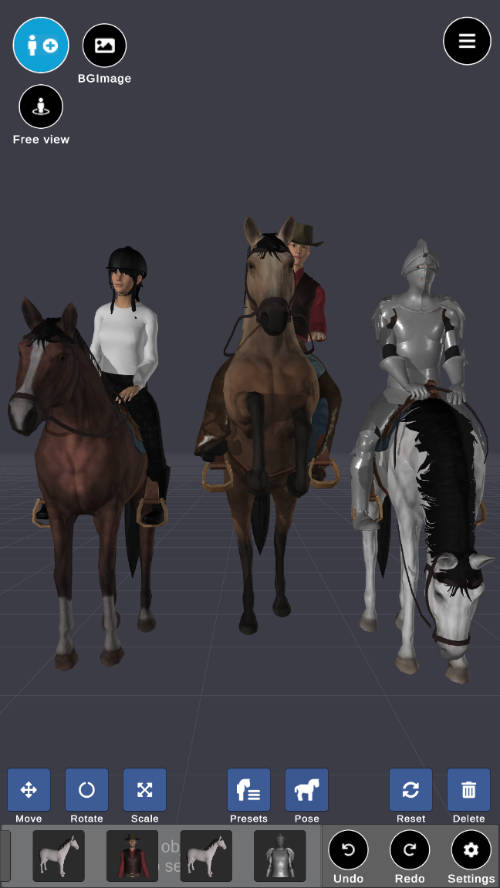 horse with riders image