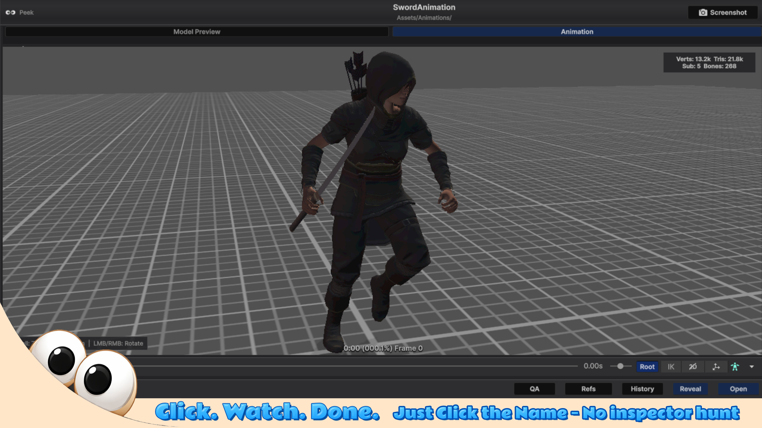 Animation playback and scrubbing